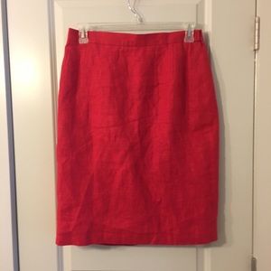 Harve Bernard 100% Linen Skirt